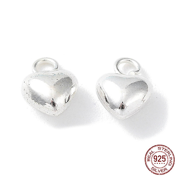 PandaHall 925 Sterling Silver Charms, Heart, Silver, 6x4x2.5mm, Hole: 1.2mm Sterling Silver Heart
PandaHall 925 Sterling Silver Charms, Heart, Silver, 6x4x2.5mm, Hole: 1.2mm Sterling Silver Heart