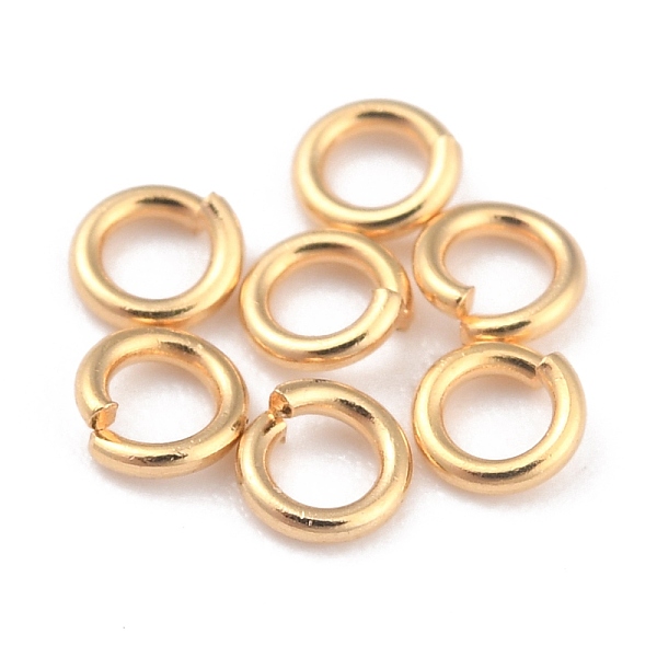 PandaHall Rack Plating Brass Jump Rings, Open Jump Rings, Long-Lasting Plated, Real 24K Gold Plated, 3x0.6mm, Inner Diameter: 1.8mm Brass
PandaHall Rack Plating Brass Jump Rings, Open Jump Rings, Long-Lasting Plated, Real 24K Gold Plated, 3x0.6mm, Inner Diameter: 1.8mm Brass