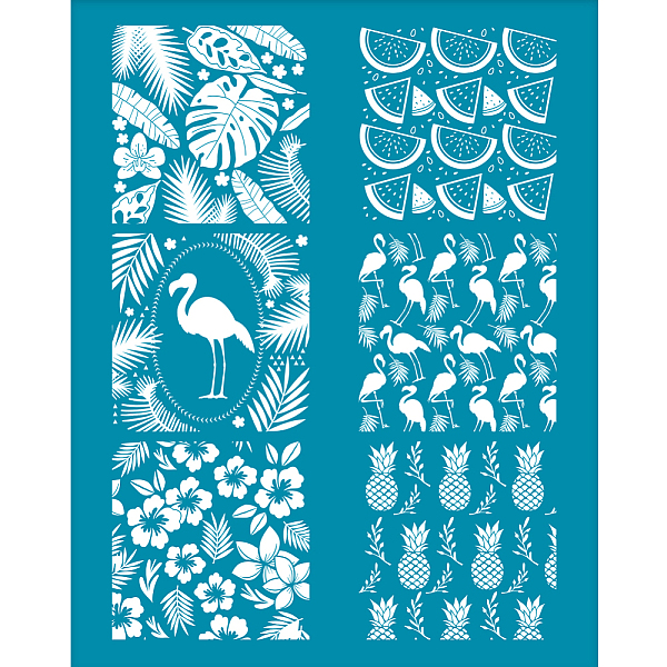 PandaHall Silk Screen Printing Stencil, for Painting on Wood, DIY Decoration T-Shirt Fabric, Summer Themed Pattern, 100x127mm Nylon Others..., Cyan
PandaHall Silk Screen Printing Stencil, for Painting on Wood, DIY Decoration T-Shirt Fabric, Summer Themed Pattern, 100x127mm Nylon Others..., Cyan