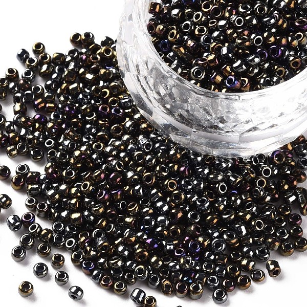 PandaHall (Repacking Service Available) 12/0 Glass Seed Beads, Iris Round, Colorful, 2mm, Hole: 1mm, about 12g/bag Glass
PandaHall (Repacking Service Available) 12/0 Glass Seed Beads, Iris Round, Colorful, 2mm, Hole: 1mm, about 12g/bag Glass