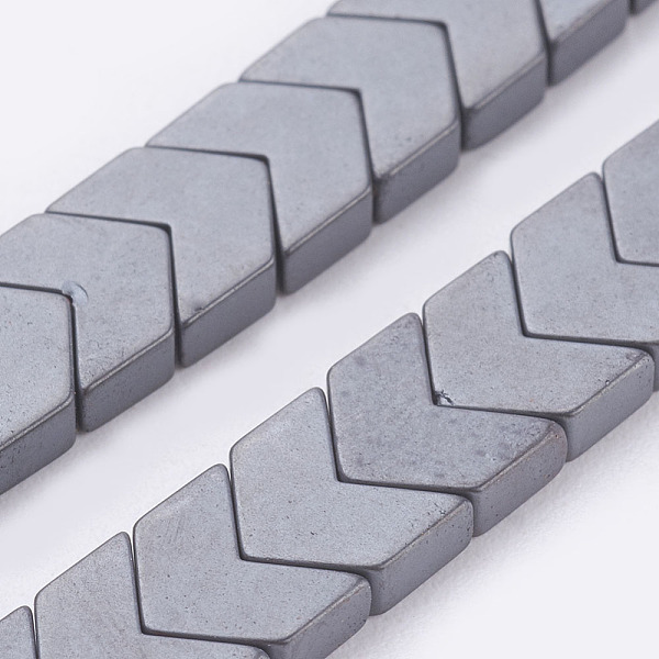 PandaHall Non-magnetic Synthetic Hematite Beads Strands, Frosted, Arrow Shape, 6x6.5x2.5mm, Hole: 0.8mm, about 100pcs/strand, 15.3 inch...
PandaHall Non-magnetic Synthetic Hematite Beads Strands, Frosted, Arrow Shape, 6x6.5x2.5mm, Hole: 0.8mm, about 100pcs/strand, 15.3 inch...