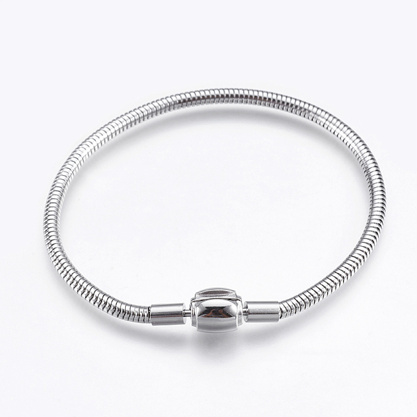 PandaHall 304 Stainless Steel European Style Chains Bracelet Making, with Clasps, Stainless Steel Color, 7-7/8 inch(200mm), 3mm Stainless...
PandaHall 304 Stainless Steel European Style Chains Bracelet Making, with Clasps, Stainless Steel Color, 7-7/8 inch(200mm), 3mm Stainless...