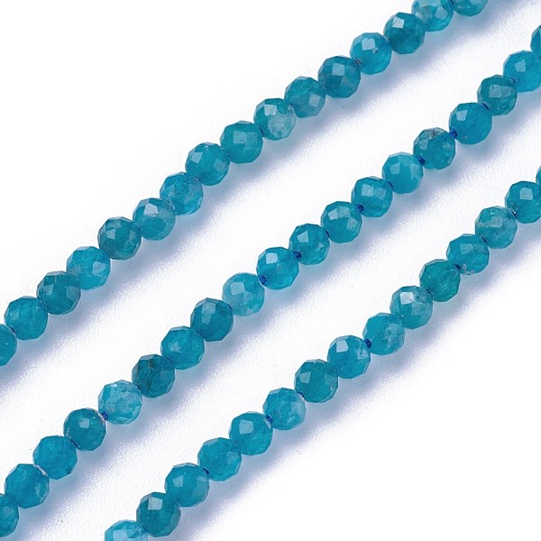 PandaHall Natural Apatite Beads Strands, Faceted, Round, Dark Cyan, 2~2.5mm, Hole: 0.5mm, about 180~200pcs/strand, 14.5~16.1 inch(37~41cm)...
PandaHall Natural Apatite Beads Strands, Faceted, Round, Dark Cyan, 2~2.5mm, Hole: 0.5mm, about 180~200pcs/strand, 14.5~16.1 inch(37~41cm)...