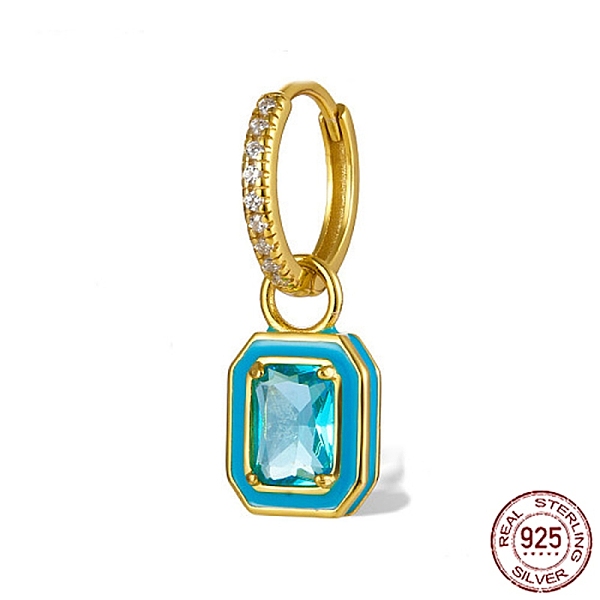 PandaHall Real 18K Gold Plated 925 Sterling Silver Dangle Hoop Earrings, Rectangle Cubic Zirconia Drop Earrings, Deep Sky Blue, 26x12mm...
PandaHall Real 18K Gold Plated 925 Sterling Silver Dangle Hoop Earrings, Rectangle Cubic Zirconia Drop Earrings, Deep Sky Blue, 26x12mm...