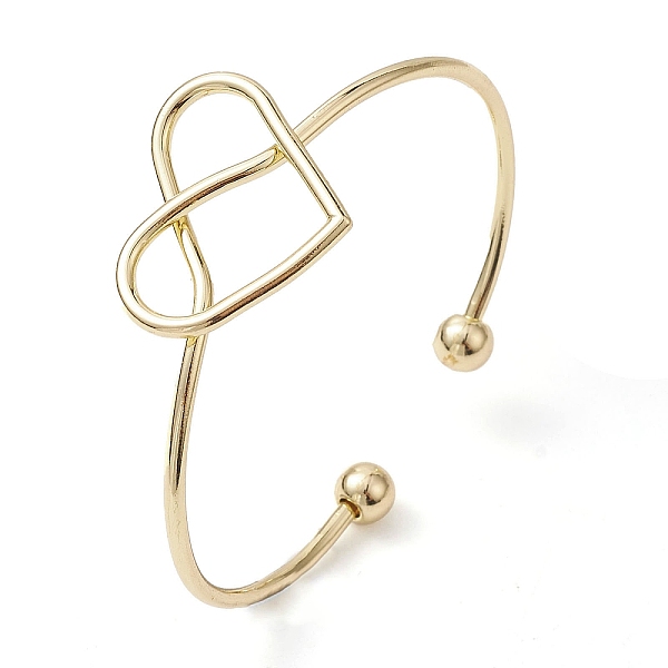 PandaHall Heart Brass Cuff Bangles, Long-Lasting Plated, Lead Free & Cadmium Free, Real 18K Gold Plated, Inner Diameter: 2-1/8 inch(5.35cm)...
PandaHall Heart Brass Cuff Bangles, Long-Lasting Plated, Lead Free & Cadmium Free, Real 18K Gold Plated, Inner Diameter: 2-1/8 inch(5.35cm)...
