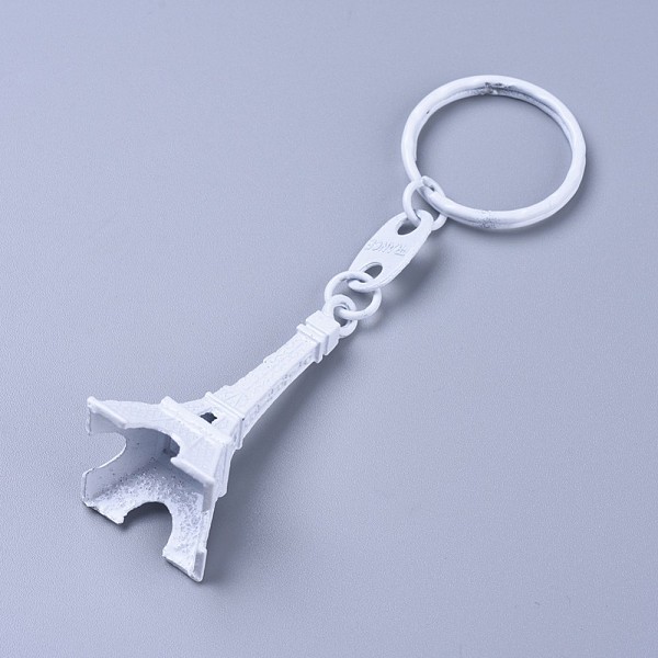 PandaHall Alloy Keychain, with Iron Ring, Eiffel Tower, White, 98mm Alloy Others White
PandaHall Alloy Keychain, with Iron Ring, Eiffel Tower, White, 98mm Alloy Others White