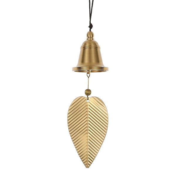 PandaHall Leaf Brass Wind Chimes, Nylon Thread Hanging Home Decorations, Golden, Bell, 352mm Brass Bell Black
PandaHall Leaf Brass Wind Chimes, Nylon Thread Hanging Home Decorations, Golden, Bell, 352mm Brass Bell Black