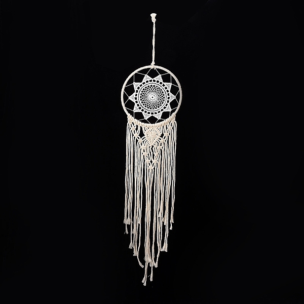 PandaHall Flower Woven Net/Web Macrame Cotton Wall Hanging Decorations, for Garden, Wedding, Lighting Ornament, Flower Pattern, 70~100cm...
PandaHall Flower Woven Net/Web Macrame Cotton Wall Hanging Decorations, for Garden, Wedding, Lighting Ornament, Flower Pattern, 70~100cm...