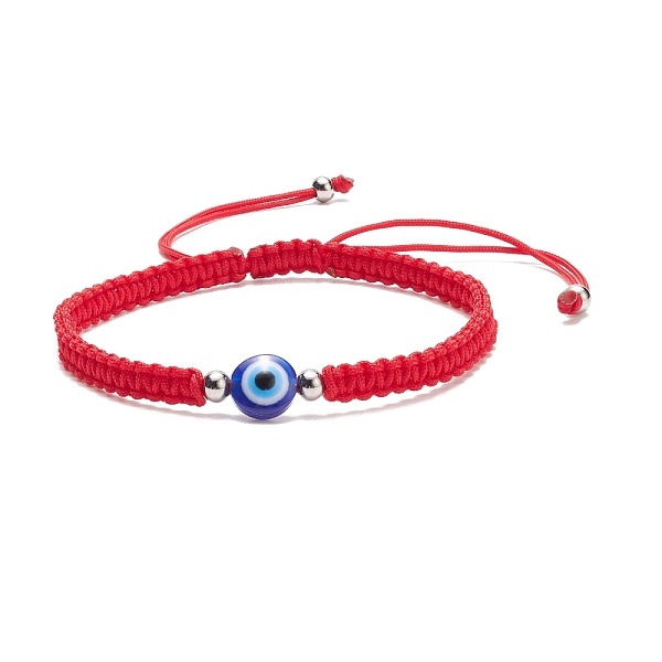 PandaHall Resin Evil Eye Braided Bead Bracelet, Red Adjustable Bracelet for Kid, Blue, Inner Diameter: 2-3/8~3-1/2 inch(6~8.75cm) Resin Evil...
PandaHall Resin Evil Eye Braided Bead Bracelet, Red Adjustable Bracelet for Kid, Blue, Inner Diameter: 2-3/8~3-1/2 inch(6~8.75cm) Resin Evil...