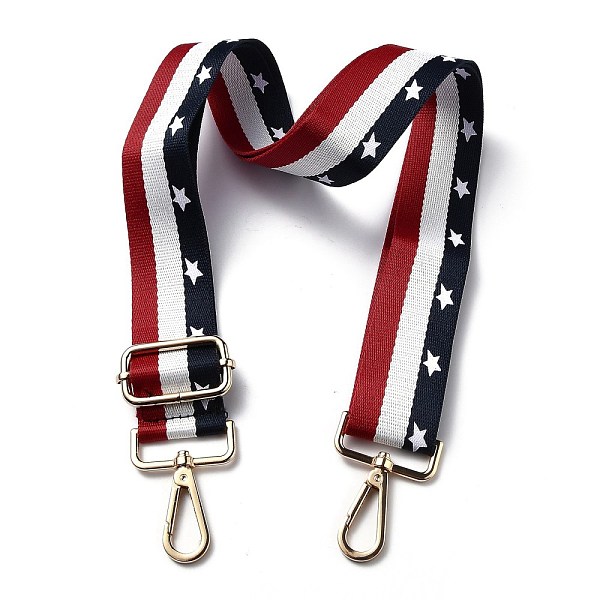 PandaHall Adjustable Nylon Bag Chains Strap, with Light Gold Iron Swivel Clasps, for Bag Replacement Accessories, Colorful, Stripe Pattern...
PandaHall Adjustable Nylon Bag Chains Strap, with Light Gold Iron Swivel Clasps, for Bag Replacement Accessories, Colorful, Stripe Pattern...