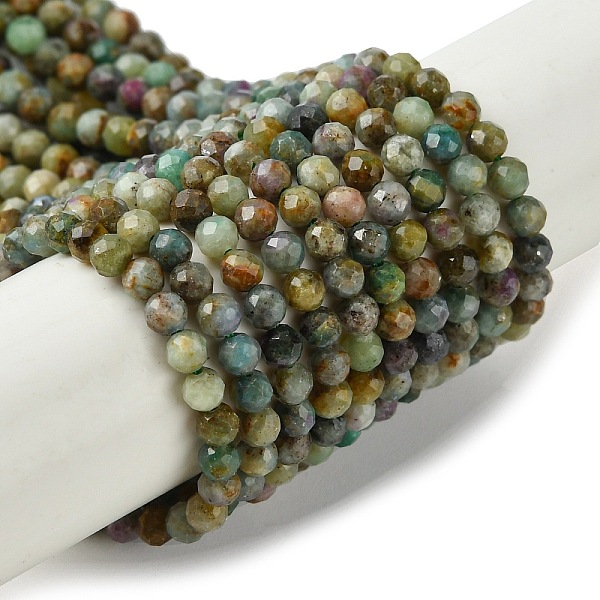 PandaHall Natural Red Corundum/Ruby and Sapphire Beads Strands, Faceted, Round, 3mm, Hole: 0.7mm, about 124~126pcs/strand, 15.43''(39.2cm)...
PandaHall Natural Red Corundum/Ruby and Sapphire Beads Strands, Faceted, Round, 3mm, Hole: 0.7mm, about 124~126pcs/strand, 15.43''(39.2cm)...