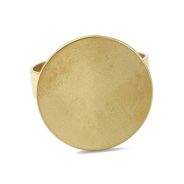 PandaHall 304 Stainless Steel Pad Rings Setting, Round, Golden, Tray: 18mm, Inner Diameter: 17.6mm 304 Stainless Steel
PandaHall 304 Stainless Steel Pad Rings Setting, Round, Golden, Tray: 18mm, Inner Diameter: 17.6mm 304 Stainless Steel
