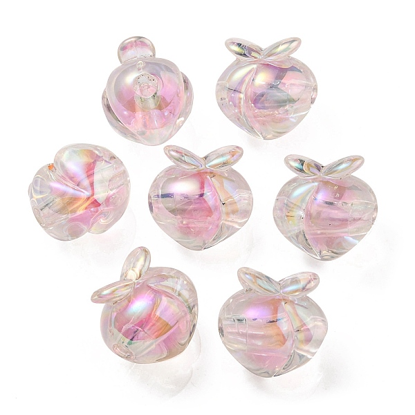 PandaHall UV Plating Rainbow Iridescent Acrylic Beads, Two Tone Bead in Bead, Peach, Pearl Pink, 18x17.5x16mm, Hole: 3.5mm Acrylic Fruit
PandaHall UV Plating Rainbow Iridescent Acrylic Beads, Two Tone Bead in Bead, Peach, Pearl Pink, 18x17.5x16mm, Hole: 3.5mm Acrylic Fruit