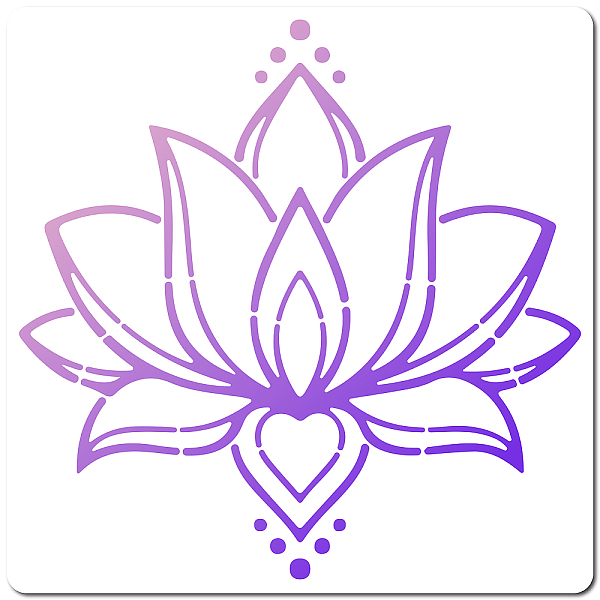 PandaHall GORGECRAFT Lotus Stencils Templates 30x30cm Flower Pattern Large Reusable Plastic Square Stencils Sign for Painting on Wood Wall...
PandaHall GORGECRAFT Lotus Stencils Templates 30x30cm Flower Pattern Large Reusable Plastic Square Stencils Sign for Painting on Wood Wall...