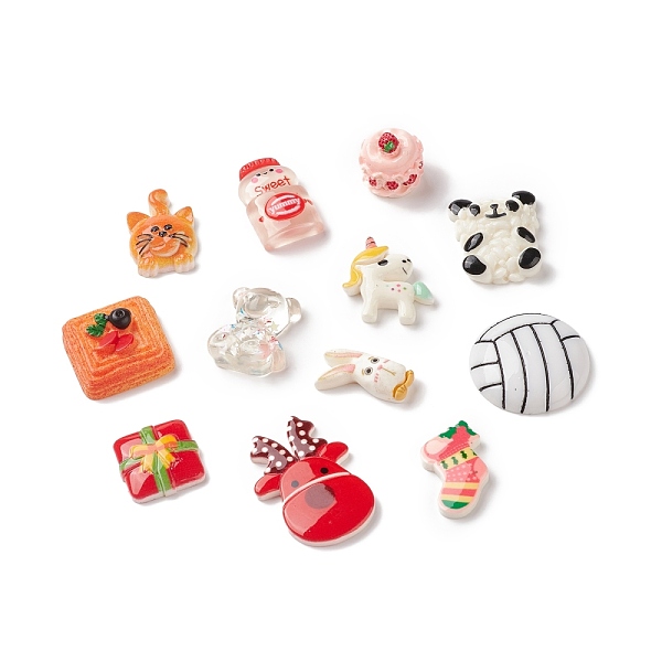 PandaHall Opaque & Transparent Resin Cabochons, Unicorn & Bear & Deer, Mixed Shapes, Mixed Color, 15~34x11~24x3~15mm Resin Mixed Shapes..., Multicolor
PandaHall Opaque & Transparent Resin Cabochons, Unicorn & Bear & Deer, Mixed Shapes, Mixed Color, 15~34x11~24x3~15mm Resin Mixed Shapes..., Multicolor