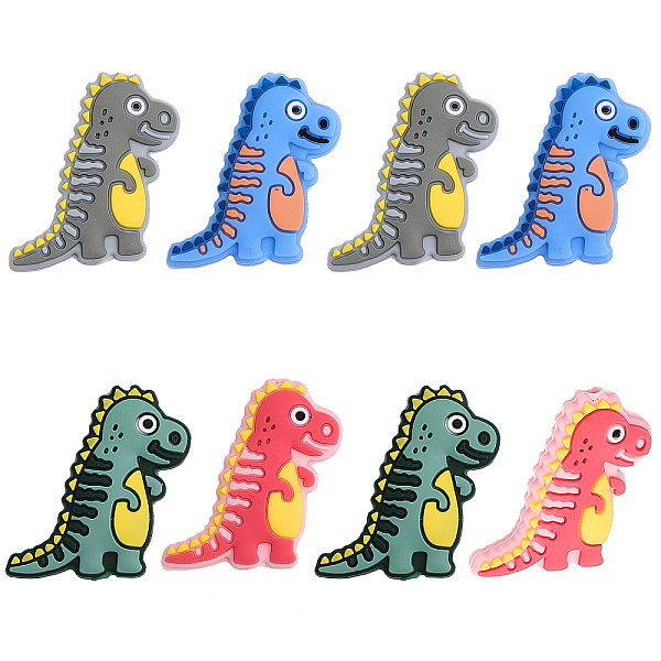 PandaHall CHGCRAFT 8Pcs 4Colors Dinosaur Silicone Beads Pen Beads Silicone Loose Spacer Beads for DIY Necklace Bracelet Earrings Keychain..., Multicolor
PandaHall CHGCRAFT 8Pcs 4Colors Dinosaur Silicone Beads Pen Beads Silicone Loose Spacer Beads for DIY Necklace Bracelet Earrings Keychain..., Multicolor