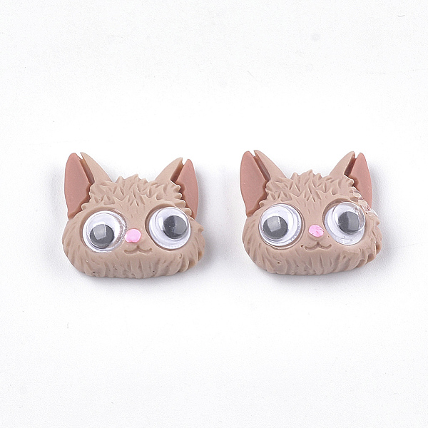 PandaHall Resin Kitten Cabochons, with Plastic, Cartoon Cat Head Shape, BurlyWood, 19.5x20.5~21x10mm Resin Cat Shape Orange
PandaHall Resin Kitten Cabochons, with Plastic, Cartoon Cat Head Shape, BurlyWood, 19.5x20.5~21x10mm Resin Cat Shape Orange