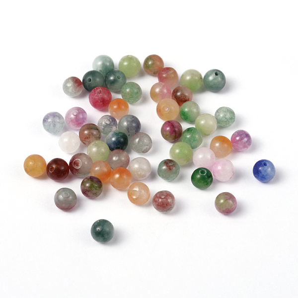 PandaHall Two Tone Natural White Jade Beads, Dyed, Round, Mixed Color, 6mm, Hole: 1mm White Jade Round Multicolor
PandaHall Two Tone Natural White Jade Beads, Dyed, Round, Mixed Color, 6mm, Hole: 1mm White Jade Round Multicolor