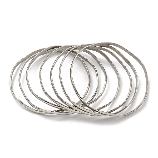 PandaHall 7Pcs Vacuum Plating 202 Stainless Steel Bangle Sets, Stackable Bangles for Women, Stainless Steel Color, Inner Diameter: 2-3/4...
PandaHall 7Pcs Vacuum Plating 202 Stainless Steel Bangle Sets, Stackable Bangles for Women, Stainless Steel Color, Inner Diameter: 2-3/4...