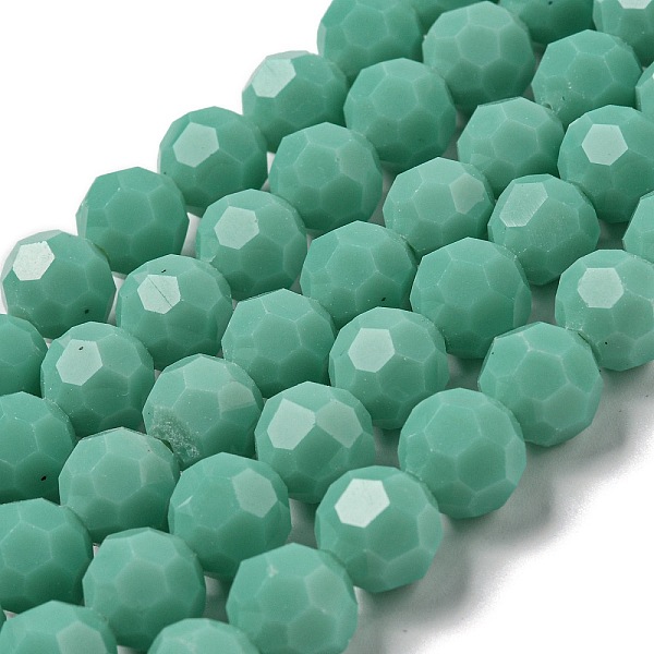 PandaHall Opaque Glass Beads Stands, Faceted(32 Facets), Round, Medium Sea Green, 10mm, Hole: 1.8mm, about 66~68pcs/strand, 24.02''~24.13''..., Black
PandaHall Opaque Glass Beads Stands, Faceted(32 Facets), Round, Medium Sea Green, 10mm, Hole: 1.8mm, about 66~68pcs/strand, 24.02''~24.13''..., Black