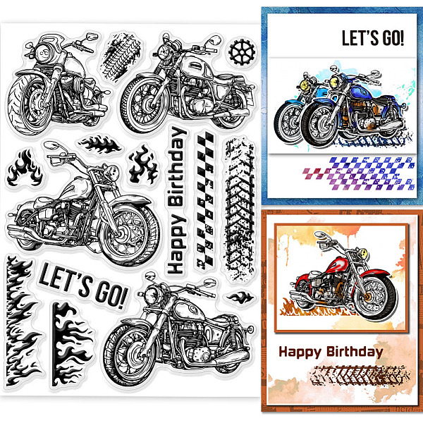 PandaHall PVC Stamps, for DIY Scrapbooking, Photo Album Decorative, Cards Making, Stamp Sheets, Film Frame, Motorbike, 21x14.8x0.3cm Plastic...
PandaHall PVC Stamps, for DIY Scrapbooking, Photo Album Decorative, Cards Making, Stamp Sheets, Film Frame, Motorbike, 21x14.8x0.3cm Plastic...