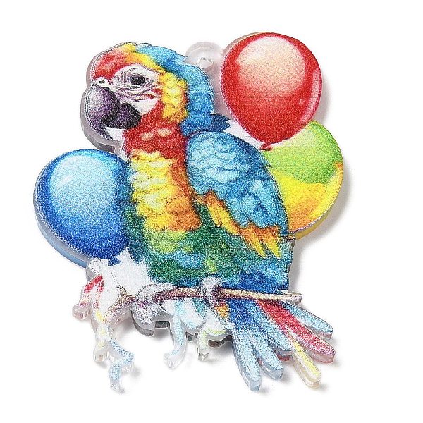 PandaHall Acrylic Pendants, Bird, Colorful, 37x31x2mm, Hole: 1.6mm Acrylic Bird Multicolor
PandaHall Acrylic Pendants, Bird, Colorful, 37x31x2mm, Hole: 1.6mm Acrylic Bird Multicolor