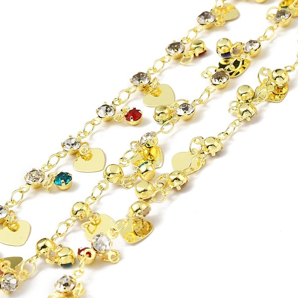 PandaHall Handmade Eco-friendly Brass Flat Round & Cable Chains, with Glass and Heart Charm, Long-Lasting Plated, Golden, Soldered, with...
PandaHall Handmade Eco-friendly Brass Flat Round & Cable Chains, with Glass and Heart Charm, Long-Lasting Plated, Golden, Soldered, with...