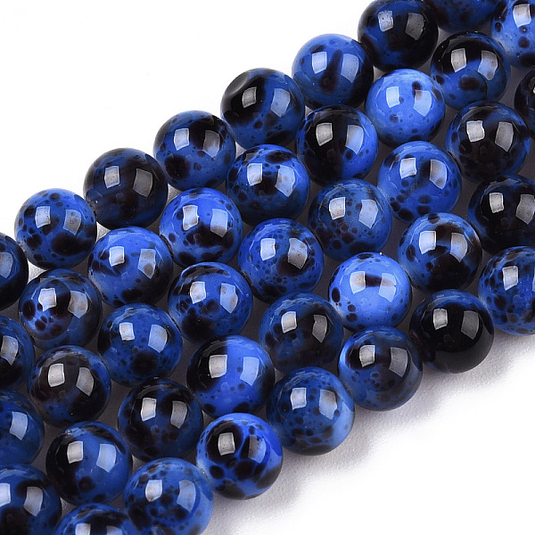 PandaHall Drawbench Style Dyed Natural Freshwater Shell Beads Strands, AB Color Plated, Dyed, Round, Royal Blue, 5mm, Hole: 0.6mm, about...
PandaHall Drawbench Style Dyed Natural Freshwater Shell Beads Strands, AB Color Plated, Dyed, Round, Royal Blue, 5mm, Hole: 0.6mm, about...