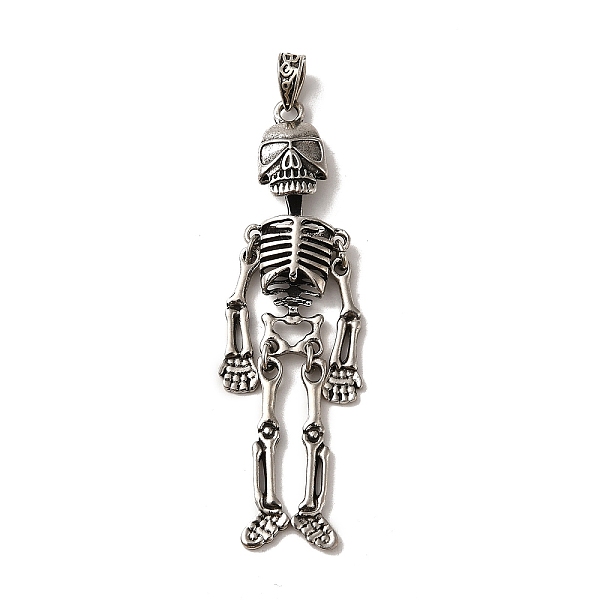 PandaHall Tibetan Style Alloy Big Pendant, Cadmium Free & Lead Free, Skull, Antique Silver, 95x23x9mm, Hole: 8.5x5mm Alloy Skull
PandaHall Tibetan Style Alloy Big Pendant, Cadmium Free & Lead Free, Skull, Antique Silver, 95x23x9mm, Hole: 8.5x5mm Alloy Skull