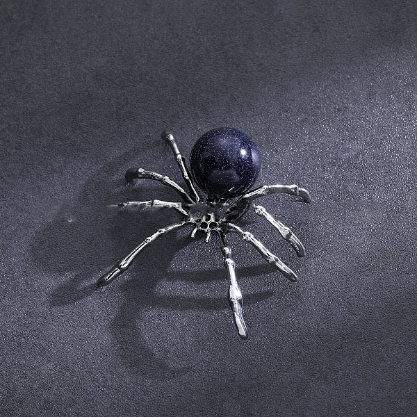 PandaHall Synthetic Blue Goldstone Halloween Home Party Decorations, Spider, 40x47mm Blue Goldstone Spider
PandaHall Synthetic Blue Goldstone Halloween Home Party Decorations, Spider, 40x47mm Blue Goldstone Spider