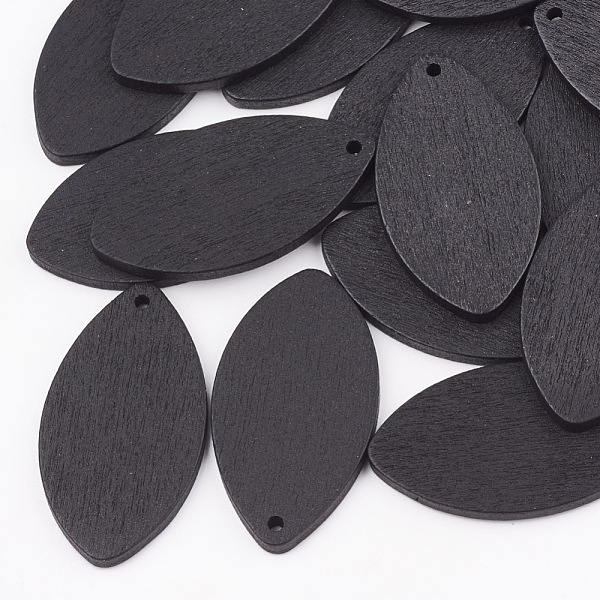 PandaHall Pear Wood Pendants, Dyed, Leaf, Black, 42.5x23x3mm, Hole: 2mm Wood Leaf Black
PandaHall Pear Wood Pendants, Dyed, Leaf, Black, 42.5x23x3mm, Hole: 2mm Wood Leaf Black