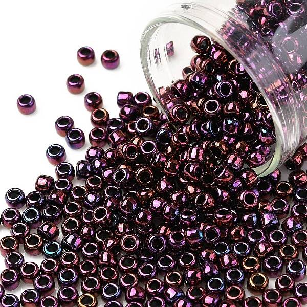 PandaHall TOHO Round Seed Beads, Japanese Seed Beads, (503) High Metallic Dark Amethyst, 8/0, 3mm, Hole: 1mm, about 222pcs/10g Glass Purple
PandaHall TOHO Round Seed Beads, Japanese Seed Beads, (503) High Metallic Dark Amethyst, 8/0, 3mm, Hole: 1mm, about 222pcs/10g Glass Purple