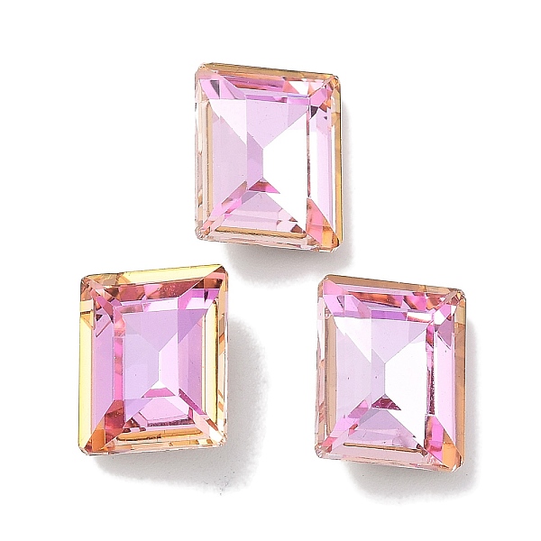 PandaHall Glass Rhinestone Cabochons, Point Back & Back Plated, Faceted, Rectangle, Light Peach, 8x10x4mm Glass Rhinestone Rectangle Pink
PandaHall Glass Rhinestone Cabochons, Point Back & Back Plated, Faceted, Rectangle, Light Peach, 8x10x4mm Glass Rhinestone Rectangle Pink