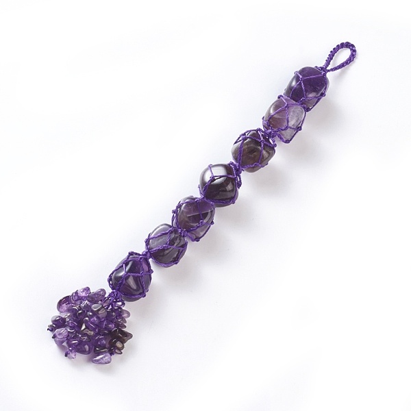 PandaHall Natural Amethyst Car Hanging Decorations, Pendant Decorations, 220mm Amethyst Nuggets Purple
PandaHall Natural Amethyst Car Hanging Decorations, Pendant Decorations, 220mm Amethyst Nuggets Purple
