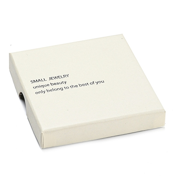 PandaHall Square Cardboard Paper Jewelry Box, Word Printed Jewelry Case with Sponge Inside, for Necklace Packaging, Old Lace, 90x90x16mm...
PandaHall Square Cardboard Paper Jewelry Box, Word Printed Jewelry Case with Sponge Inside, for Necklace Packaging, Old Lace, 90x90x16mm...