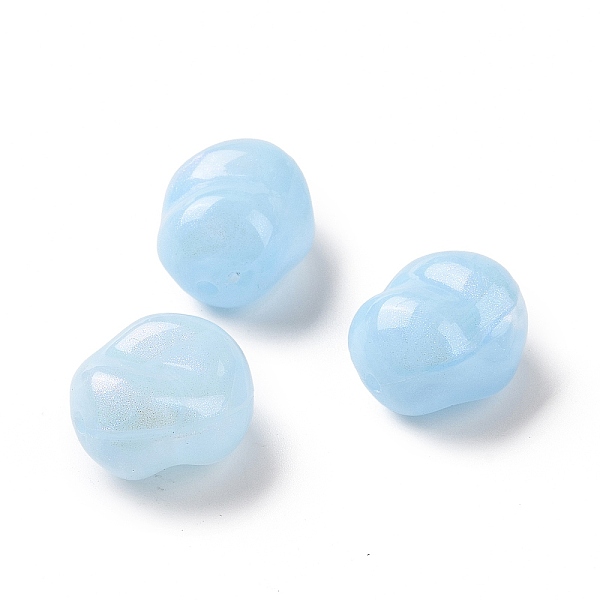 PandaHall Opaque Acrylic Beads, Glitter Beads, Twist Round, Light Sky Blue, 16x13.5x11mm, Hole: 1.8mm, about 333pcs/500g Acrylic Others
PandaHall Opaque Acrylic Beads, Glitter Beads, Twist Round, Light Sky Blue, 16x13.5x11mm, Hole: 1.8mm, about 333pcs/500g Acrylic Others
