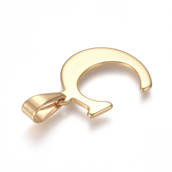 PandaHall 304 Stainless Steel Pendants, Golden, Initial Letter.C, 26x22x1mm, Hole: 3x8mm 304 Stainless Steel Letter C
PandaHall 304 Stainless Steel Pendants, Golden, Initial Letter.C, 26x22x1mm, Hole: 3x8mm 304 Stainless Steel Letter C
