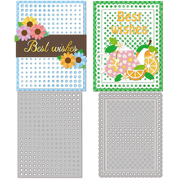 PandaHall BENECREAT 2Pcs Lace Polka Dot Pattern Carbon Steel Cutting Dies Stencils, 2 Styles Metal Stencils Scrapbooking Tool for DIY Photo...
PandaHall BENECREAT 2Pcs Lace Polka Dot Pattern Carbon Steel Cutting Dies Stencils, 2 Styles Metal Stencils Scrapbooking Tool for DIY Photo...