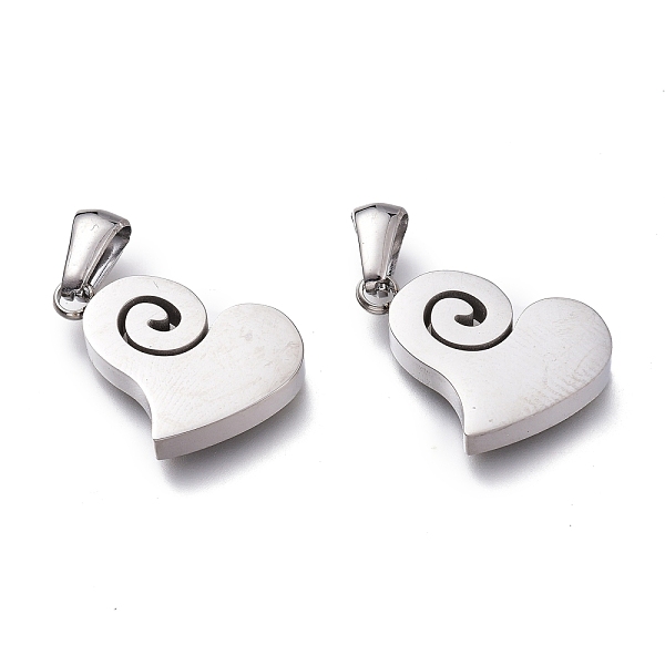 PandaHall 304 Stainless Steel Pendants, Manual Polishing, Heart, Stainless Steel Color, 20x14x3.5mm, Hole: 6x2.5mm 304 Stainless Steel Heart
PandaHall 304 Stainless Steel Pendants, Manual Polishing, Heart, Stainless Steel Color, 20x14x3.5mm, Hole: 6x2.5mm 304 Stainless Steel Heart