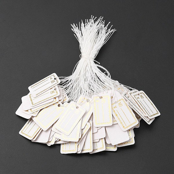 PandaHall Paper Jewelry Price Tag, Writable Price Tag, Rectangle with Word NO & Chinese Yuan Sign, White, 26x15mm Paper Symbol White
PandaHall Paper Jewelry Price Tag, Writable Price Tag, Rectangle with Word NO & Chinese Yuan Sign, White, 26x15mm Paper Symbol White