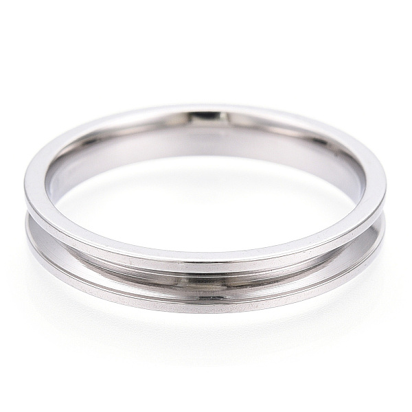 PandaHall 201 Stainless Steel Grooved Finger Ring Settings, Ring Core Blank, for Inlay Ring Jewelry Making, Stainless Steel Color, US Size...
PandaHall 201 Stainless Steel Grooved Finger Ring Settings, Ring Core Blank, for Inlay Ring Jewelry Making, Stainless Steel Color, US Size...