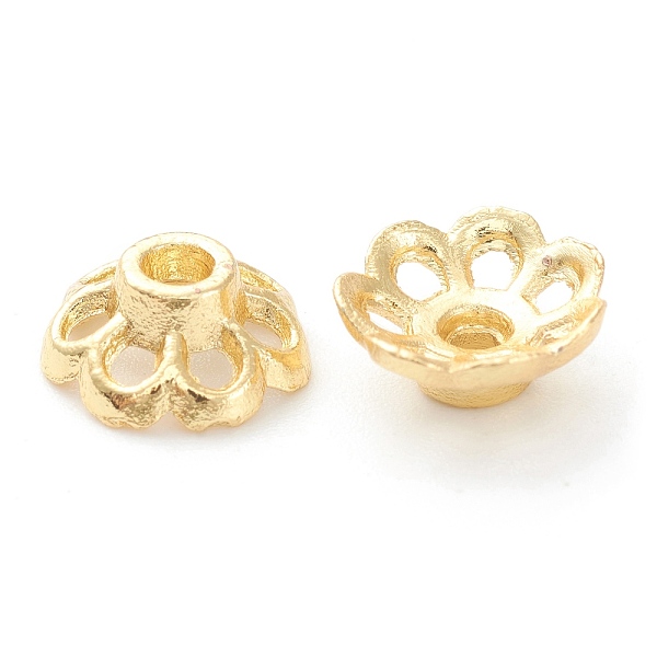 PandaHall Rack Plating Alloy Flower Bead Caps, Multi-Petal, Lead Free & Cadmium Free, Long-Lasting Plated, Real 18K Gold Plated, 7x7.5x3mm...
PandaHall Rack Plating Alloy Flower Bead Caps, Multi-Petal, Lead Free & Cadmium Free, Long-Lasting Plated, Real 18K Gold Plated, 7x7.5x3mm...