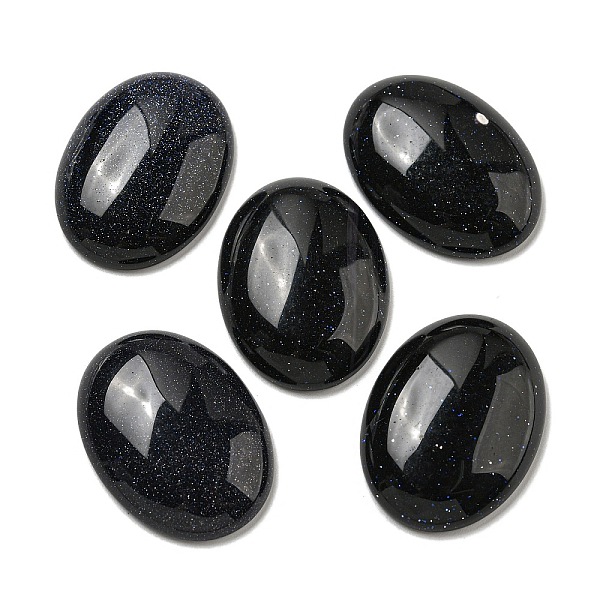 PandaHall Synthetic Blue Goldstone Cabochons, Oval, 30x21.5~22x5~8.5mm Blue Goldstone Oval
PandaHall Synthetic Blue Goldstone Cabochons, Oval, 30x21.5~22x5~8.5mm Blue Goldstone Oval