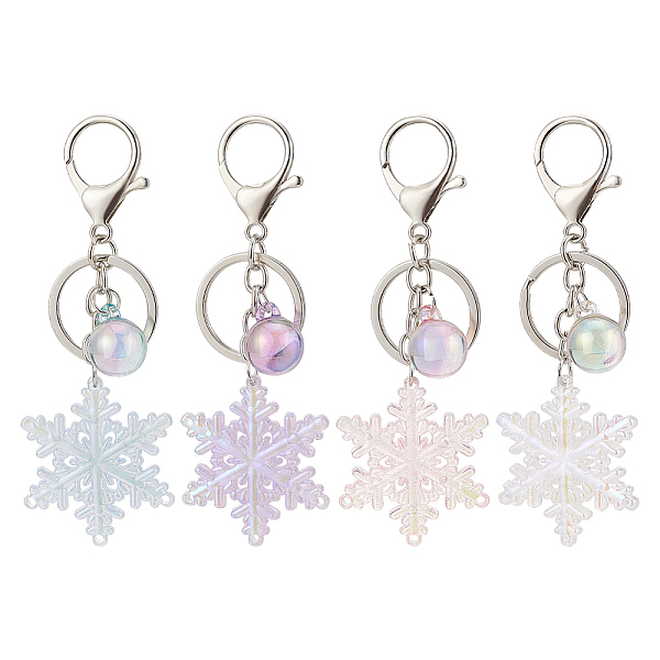 PandaHall 4Pcs 4 Colors Laser Snowflake Resin Pendant Keychain, with Alloy Clasp, for Women Key Car Purse Bags Luggage Charms Gift, Mixed..., Multicolor
PandaHall 4Pcs 4 Colors Laser Snowflake Resin Pendant Keychain, with Alloy Clasp, for Women Key Car Purse Bags Luggage Charms Gift, Mixed..., Multicolor