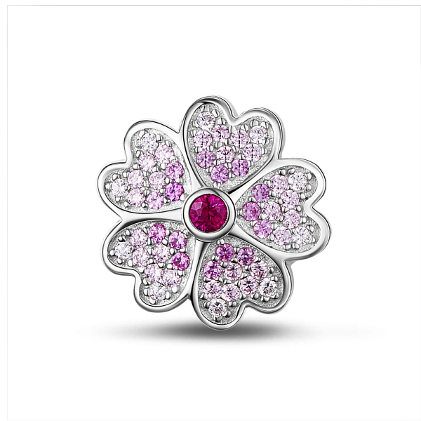 PandaHall TINYSAND Rhodium Plated 925 Sterling Silver Cubic Zirconia European Beads, Red Rose Heart Petals Flower, Platinum...
PandaHall TINYSAND Rhodium Plated 925 Sterling Silver Cubic Zirconia European Beads, Red Rose Heart Petals Flower, Platinum...