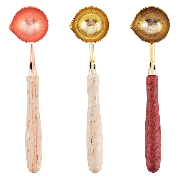 PandaHall CRASPIRE Brass Wax Sticks Melting Spoon, with Wood Handle, Golden & Rose Gold, 121x30x15.3mm, 3pcs/set Brass Multicolor
PandaHall CRASPIRE Brass Wax Sticks Melting Spoon, with Wood Handle, Golden & Rose Gold, 121x30x15.3mm, 3pcs/set Brass Multicolor