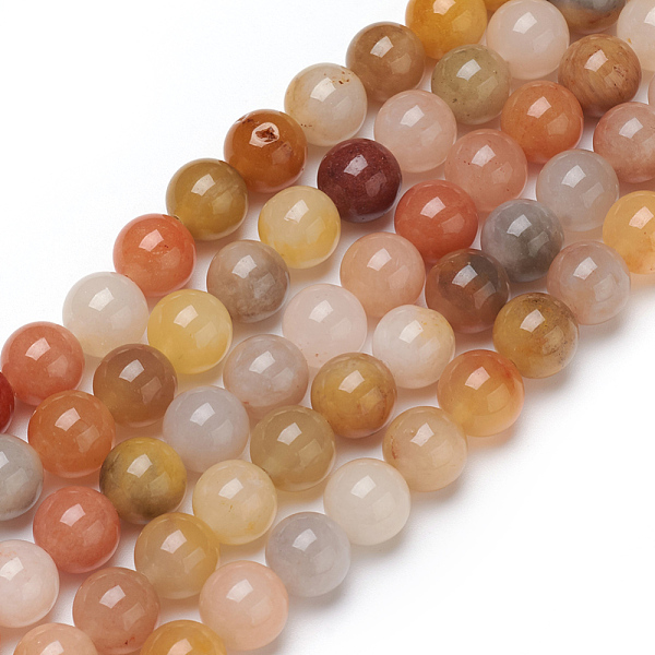 PandaHall Natural Golden Silk Jade Beads Strands, Round, 8mm, Hole: 0.8mm, about 47pcs/strand, 15.16 inch(38.5cm) Golden Silk Jade Round
PandaHall Natural Golden Silk Jade Beads Strands, Round, 8mm, Hole: 0.8mm, about 47pcs/strand, 15.16 inch(38.5cm) Golden Silk Jade Round