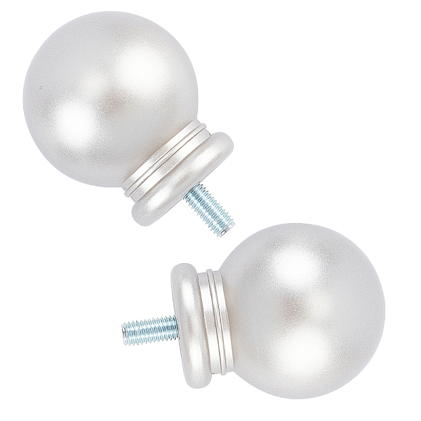 PandaHall GORGECRAFT 2PCS Round Curtain Rod Finials Drapery Pole Ball End Sliver Replacement Decorative End Head Caps for Home Office 5/8..., Silver
PandaHall GORGECRAFT 2PCS Round Curtain Rod Finials Drapery Pole Ball End Sliver Replacement Decorative End Head Caps for Home Office 5/8..., Silver