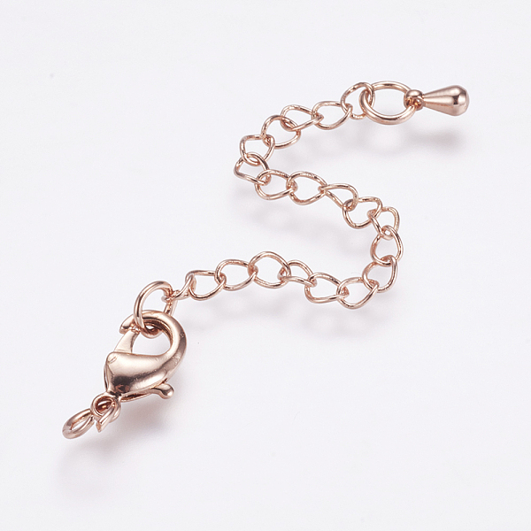 PandaHall Long-Lasting Plated Brass Chain Extender, with Lobster Claw Clasps and Bead Tips, Real Rose Gold Plated, 12x7x3mm, Hole: 3.5mm...
PandaHall Long-Lasting Plated Brass Chain Extender, with Lobster Claw Clasps and Bead Tips, Real Rose Gold Plated, 12x7x3mm, Hole: 3.5mm...