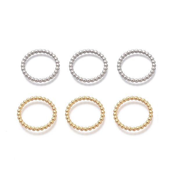 PandaHall 304 Stainless Steel Finger Rings, Round, Mixed Color, US Size 6(16.5mm) 304 Stainless Steel
PandaHall 304 Stainless Steel Finger Rings, Round, Mixed Color, US Size 6(16.5mm) 304 Stainless Steel